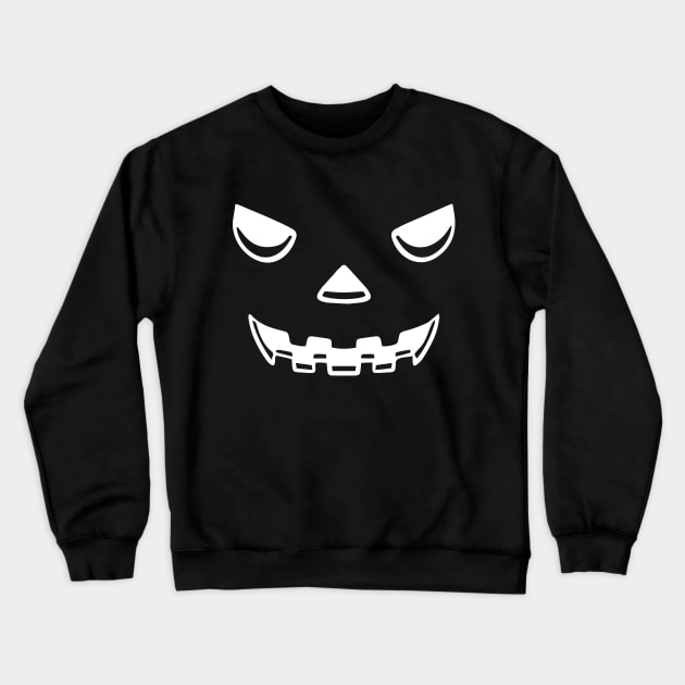 Jack O'Lantern halloween pumpkin Crewneck Sweatshirt by theMstudio